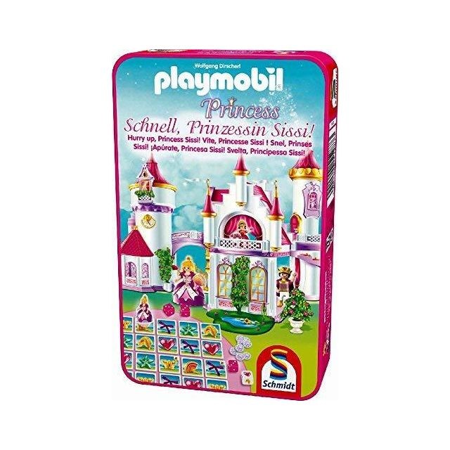 Schmidt Spiele - Schmidt Spiele- Jeu de Voyage Playmobil Princess-Dépêchez-Vous la Princesse Sissi, 51287 Schmidt Spiele  - Jeux & Jouets