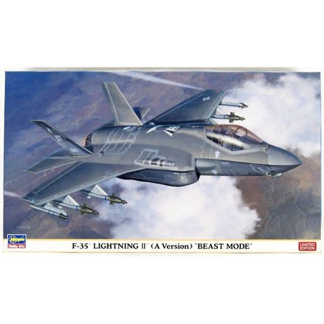 Avions Hasegawa Maquette Avion F-35 Lightning Ii (a Version) 'beast Mode'