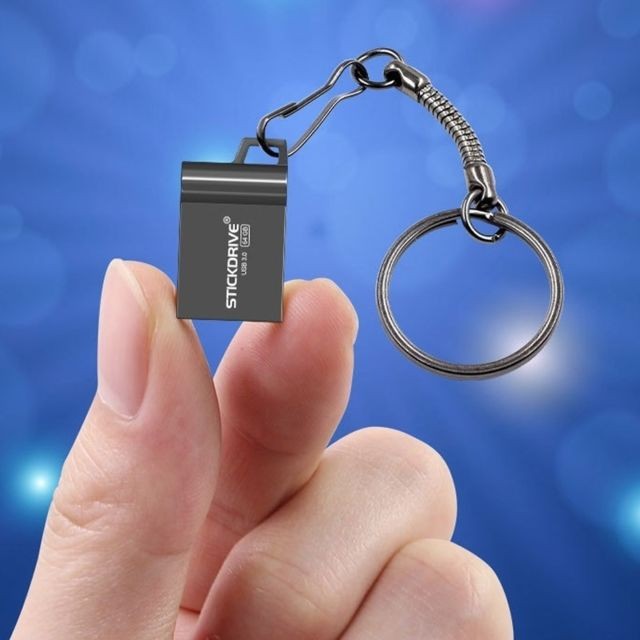 Wewoo Clé USB STICKDRIVE Disque Mini U métallique haute vitesse USB 3.0 64 Go