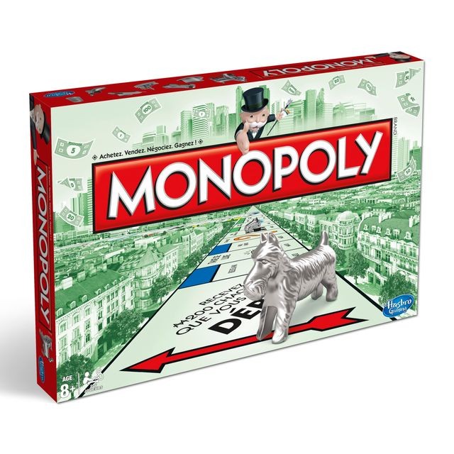 Les grands classiques Hasbro Gaming Jeu de société Monopoly Classique - 000094470