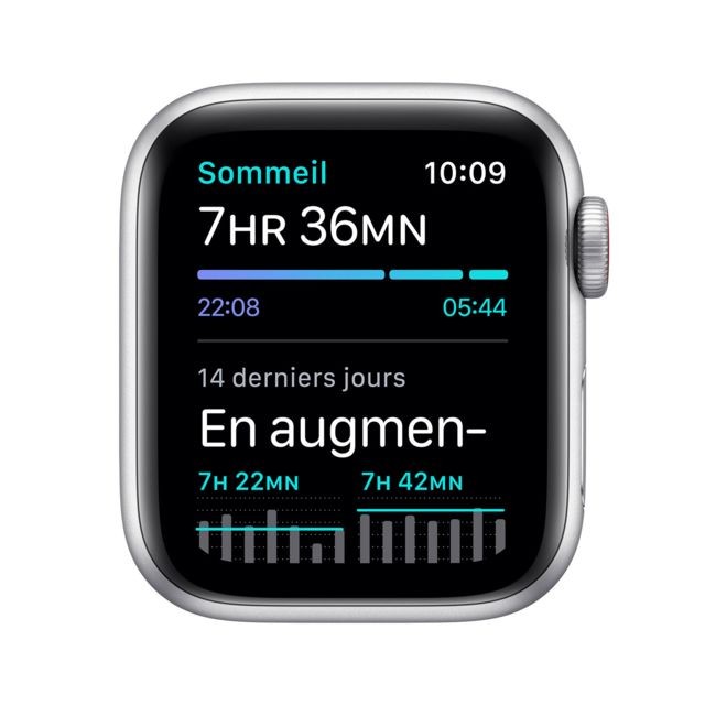 Apple Watch SE - GPS+Cellular - 44 - Alu Argent / Bracelet Deep Navy Sport Loop