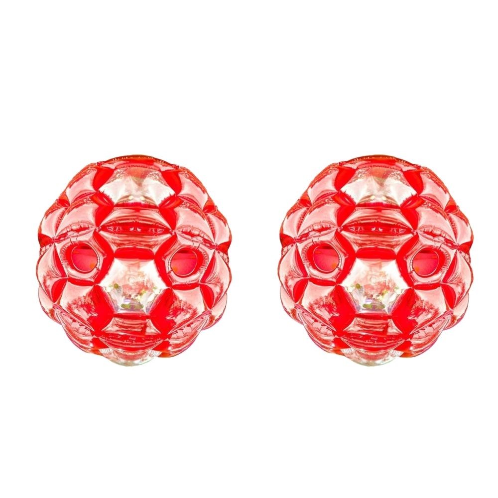 marque generique 2pcs corps de boule gonflable zorbing ball zorb bubble soccer red