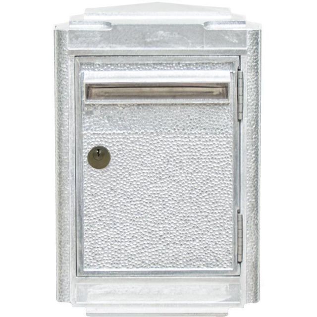 La Boite Jaune - Boîte aux lettres en aluminium petit modèle 1945 alu. La Boite Jaune  - Boîte aux lettres Murale ou sur pied