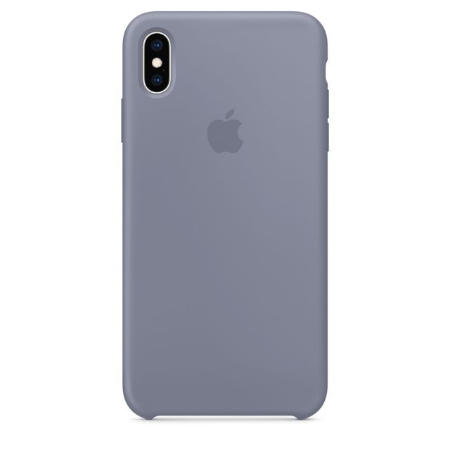 Apple - iPhone XS Max Silicone Case - Gris Lavande - Coque, étui smartphone Silicone