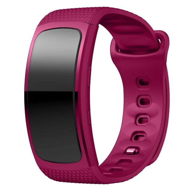 Wewoo - Bracelet pour montre connectée en silicone Samsung Gear Fit2 SM-R360taille de la dragonne 126-175mm violet Wewoo  - Montre et bracelet connectés