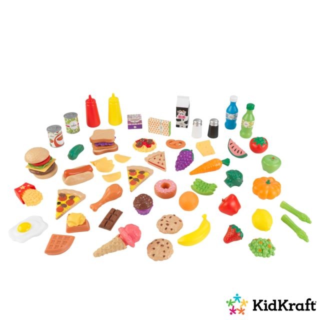 KidKraft - Ensemble gourmandises 65 pièces - 63510 KidKraft  - Maisons de poupées KidKraft