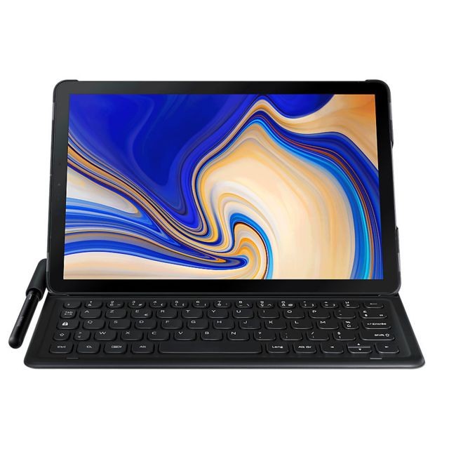 Samsung - Keyboard Cover Galaxy Tab S4 - Noir - EJ-FT830BBEGFR - Samsung