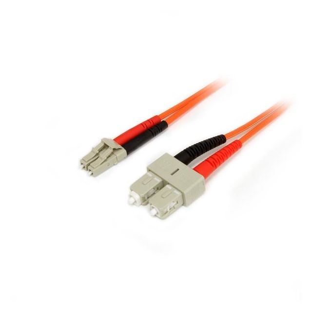Startech - Câble patch à fibre optique duplex 50/125 multimode 1 m LC - SC - Câble Optique Startech