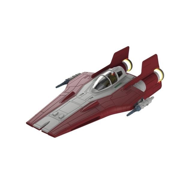 Revell - Star Wars - Pack maquette Build & Play sonore et lumineuse 1/44 Resistance A-Wing Fighter Red Revell  - Figurines Revell