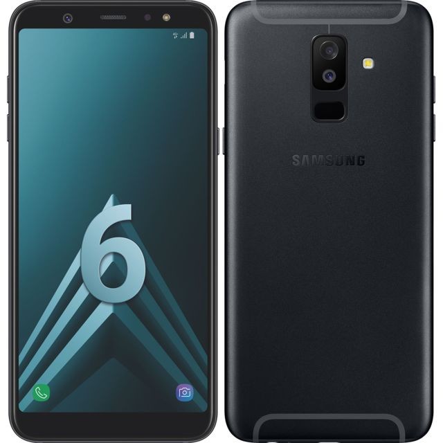 Samsung - Galaxy A6 Plus - 32 Go - Noir - Smartphone Android Full hd