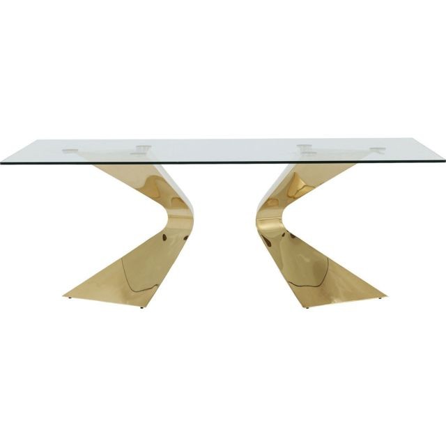 Karedesign - Table Gloria 200x100cm dorée Kare Design - Salon, salle à manger Karedesign