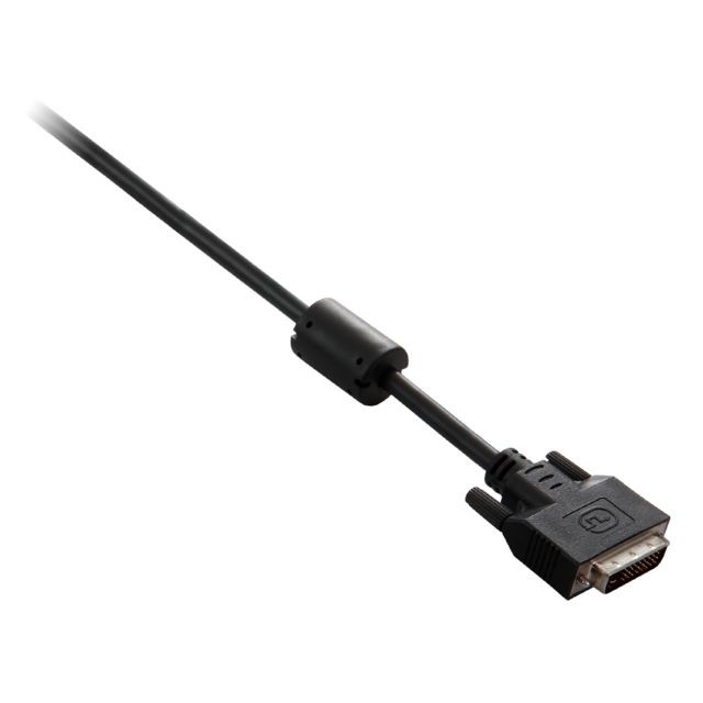 V7 - V7 Câble DVI Dual Link (m/m) noir 3m - Câble Ecran - DVI et VGA