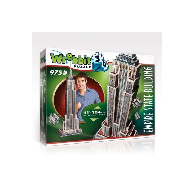 Ludendo - Wrebbit The Classics Collection - Puzzle 3D Empire State Building Ludendo - Ludendo