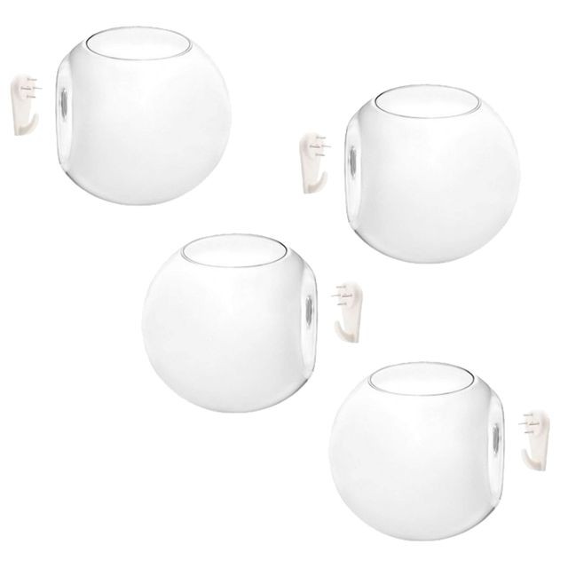 Pots, cache-pots marque generique 4x tenture jardinière en verre hydroponique vase cache-pot boule de terrarium 10cm