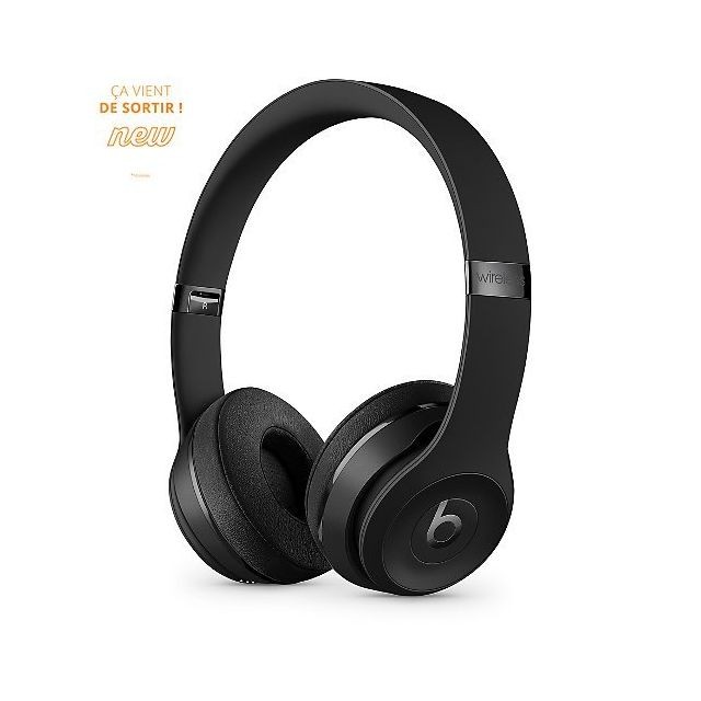 Beats by dr.dre - Beats Solo3 Wireless Headphones - Black - Casque Bluetooth