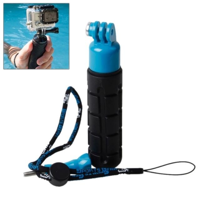 Caméra d'action Wewoo Stabilisateur bleu pour GoPro Hero 4 / 3+ / 3/2, HR203 Grenade Légère Grip