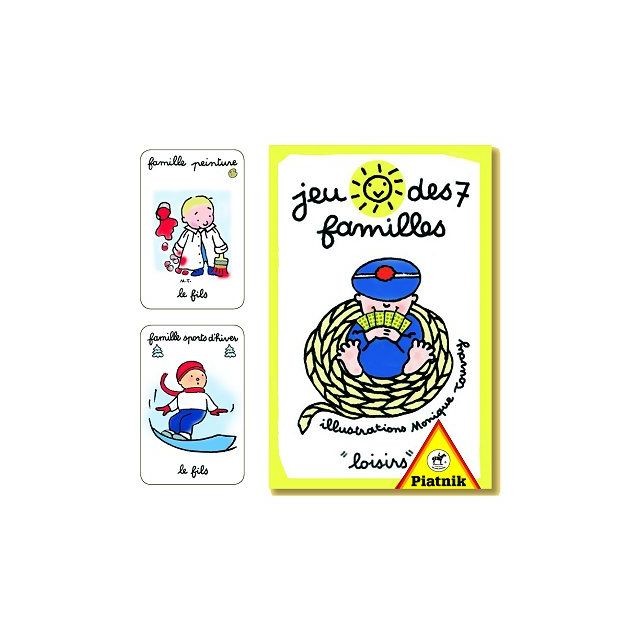 Piatnik - Jeu de 7 familles Touvay Piatnik  - Jeux de cartes Piatnik