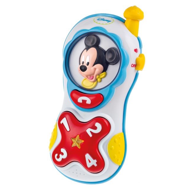 Jeux d'éveil Disney Baby Téléphone lumière et sons de Mickey - parlant - 62370.9