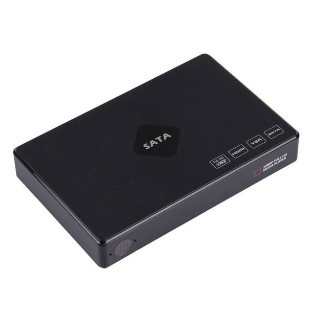 Yonis - Lecteur Multimédia HD 1080P Vidéo Audio HDMI Support Cartes SD Mmc Noir - YONIS Yonis  - Yonis