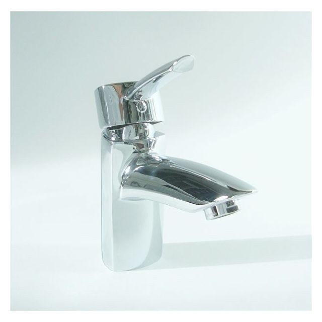 marque generique - Robinet Mitigeur de lavabo en Laiton Chrome avec Vidage complet - Modena - Robinet de lavabo