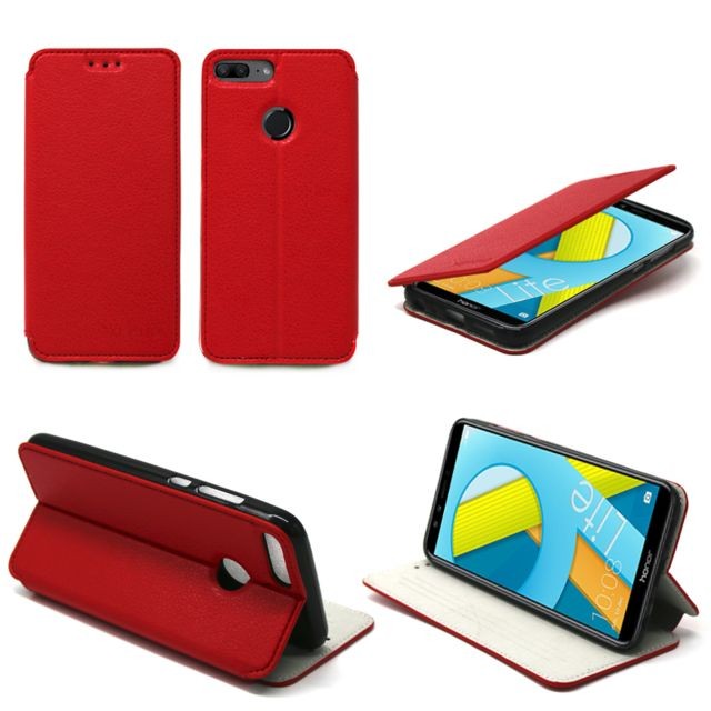 Sacoche, Housse et Sac à dos pour ordinateur portable Xeptio Huawei Honor 9 Lite etui rouge