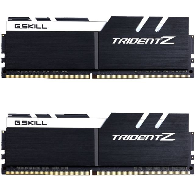 G.Skill - Trident Z Black and White 16 Go (2x 8 Go) - 3200 MHz - CL 16 - RAM PC DDR4 RAM PC