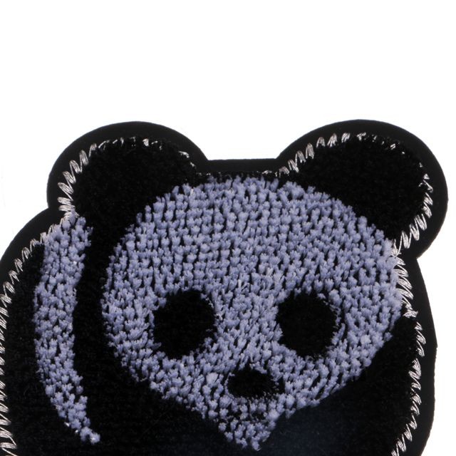 Kits d'entretien mignon panda brodé patches animaux autocollants pour enfants bricolage décoration 2 #