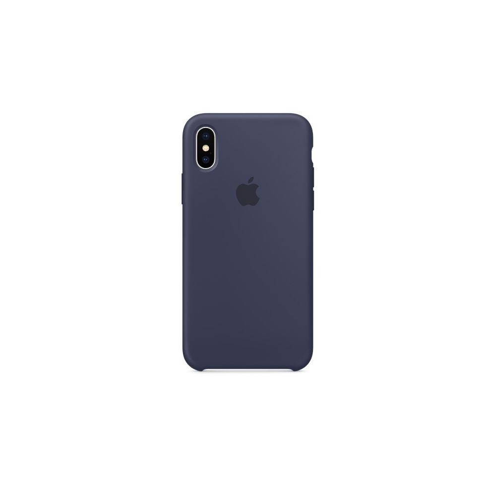 Coque, étui smartphone Apple iPhone X Silicone Case - Bleu nuit