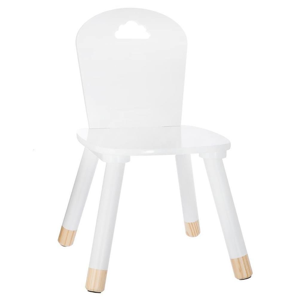 Tables à manger Atmosphera, Createur D'Interieur Chaise douceur blanche pour enfant en bois