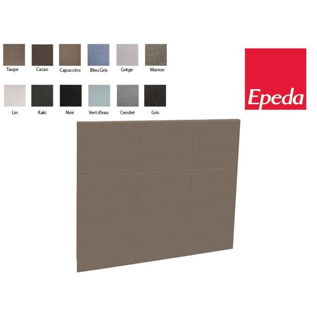 Epeda - Tete de lit epeda carré chic 120x180cm - Epeda