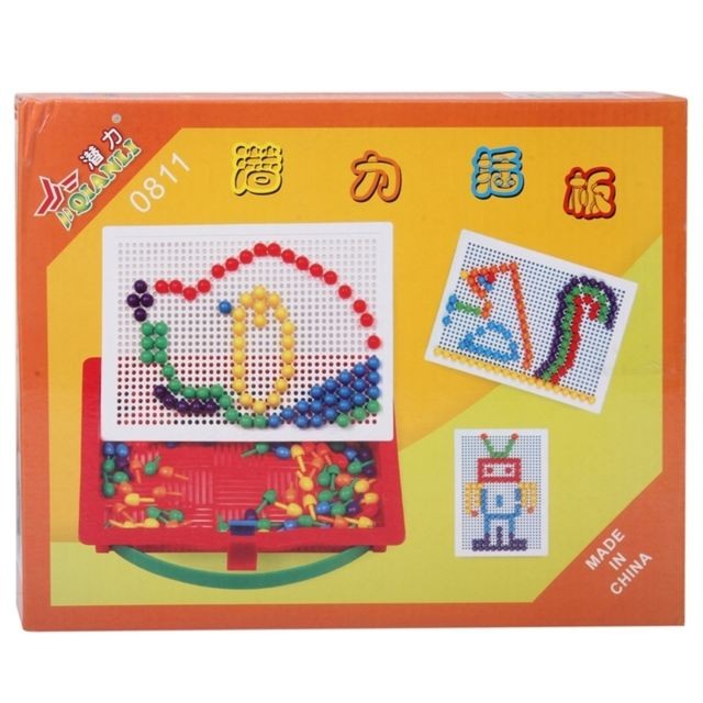 Wewoo Jeu construction DIY 120pcs enfants en plastique Puzzle Spile Toy