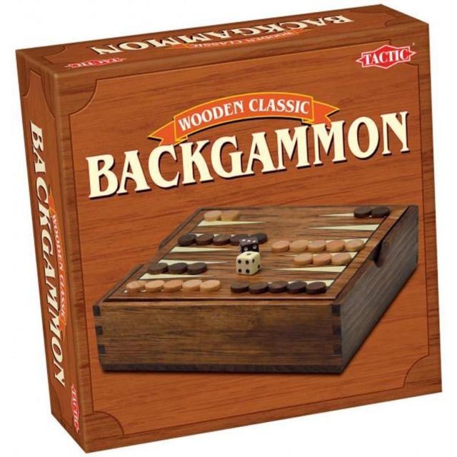Tactic - BACKGAMMON EN BOIS Tactic  - Jeu backgammon