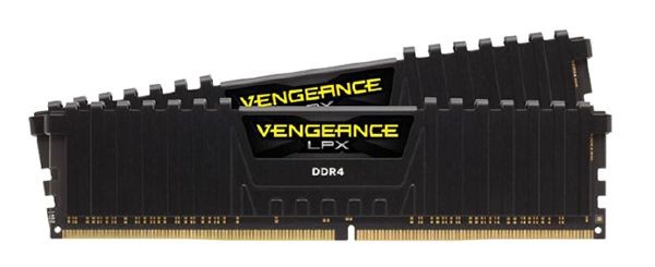 Corsair - Vengeance LPX Black Heat 16 Go (2*8 Go) 2666 Mhz  DIMM Unbuffered compatible AMD RYZEN and Intel® 200 - RAM PC 16