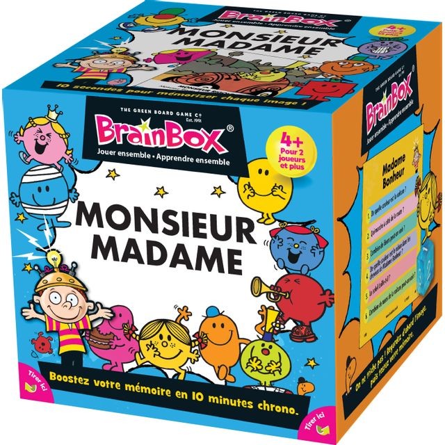 Les grands classiques Asmodee Brain Box Monsieur et Madame - BBMRMS