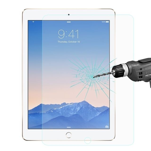 Wewoo - Verre trempé pour iPad Air / Air 2/2017 0.33mm 9H Dureté de Surface 2.5D Antidéflagrant Film Wewoo  - Accessoire Smartphone