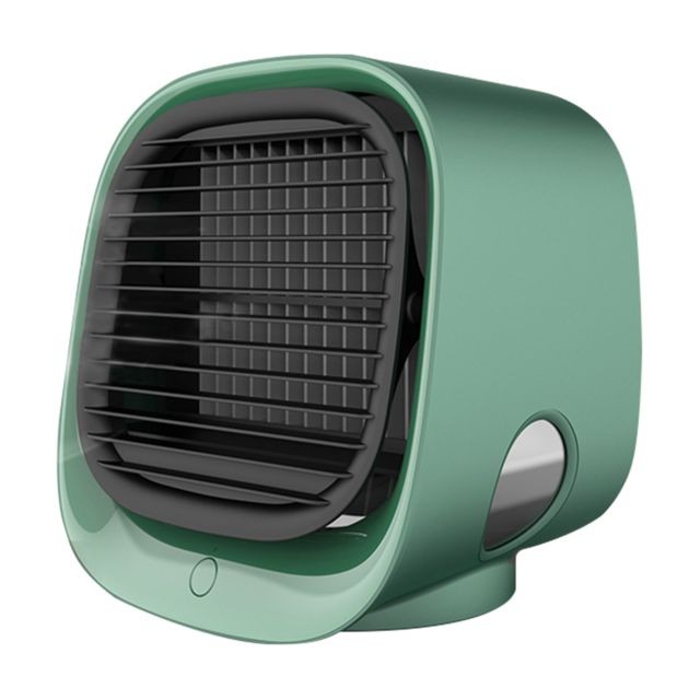 marque generique - Portable Refroidisseur D'air Ventilateur Bureau Refroidissement Climatiseur Humidificateur Vert - Ventilateur
