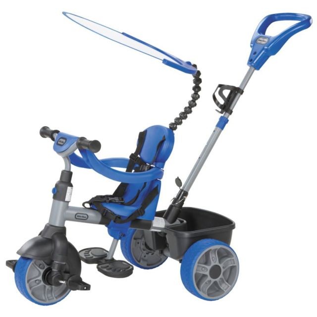 Véhicule électrique pour enfant Little Tikes Little Tikes Tricycle 4 en 1 bleu