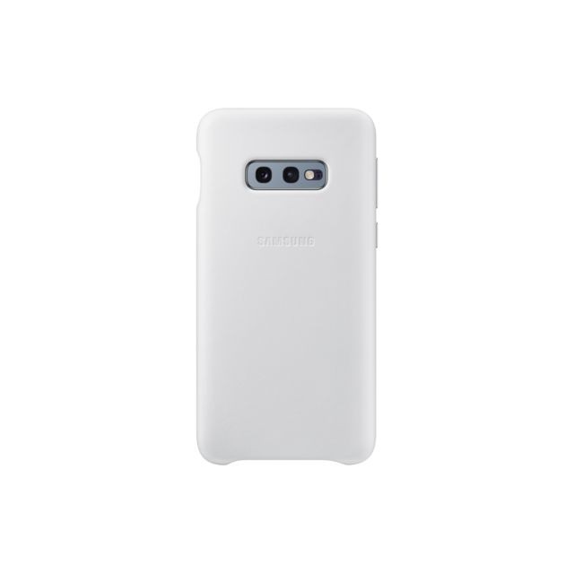 Samsung - Coque Cuir Galaxy S10e - Blanc - Accessoires Samsung Accessoire Smartphone