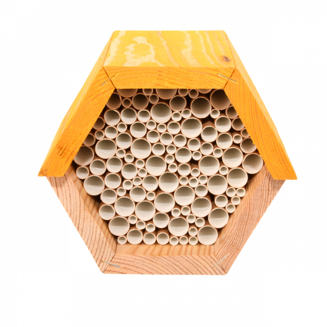 Esschert Design - Maison à abeilles hexagonale - L 14,6 x l 14,8 x H 12,8 cm Esschert Design  - Nichoirs oiseaux