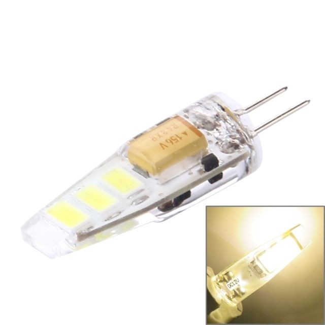 Wewoo - Ampoule G4 2W 100LM 6 LED SMD 5730 Silicone Maïs Ampoule, DC 12V Lumière Blanche Wewoo  - Ampoule led 12v
