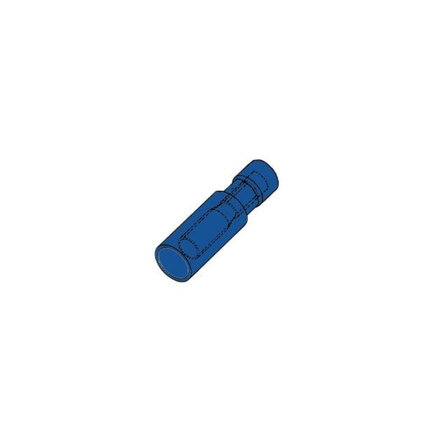 Perel - Cosse cylindrique femelle bleue Perel  - Accessoires Hifi