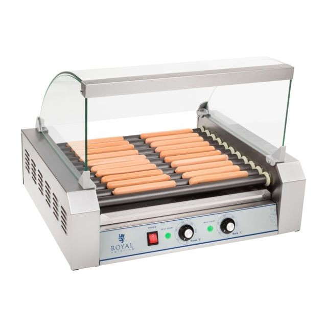 Helloshop26 - Appareil machine à hot dog professionnelle téflon 20 saucisses 2 200 watts3614097 - Hot dog