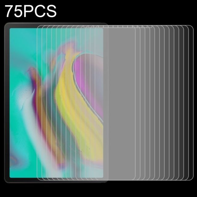 Protection écran tablette Wewoo Film de verre trempé 75 PCS 9H de anti-déflagrant anti-traces de doigts pour Galaxy Tab A 10.1 2019