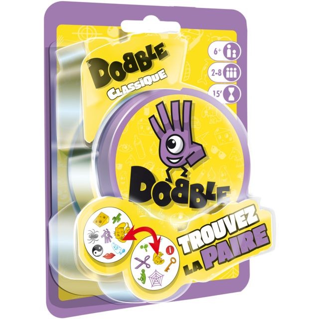 Asmodee - Dobble Classique - DOBB02FR Asmodee - Jeux de société