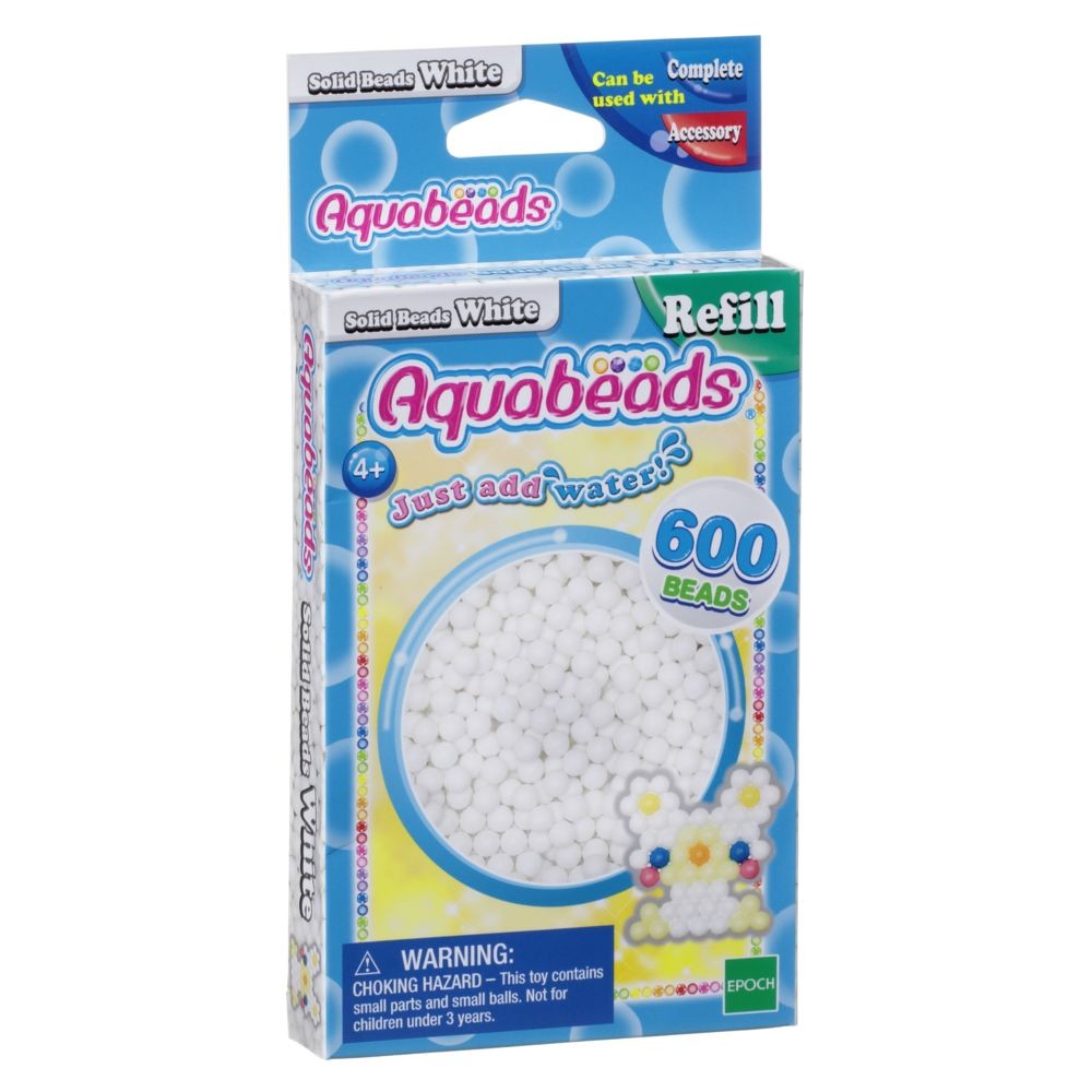 RECHARGE PERLES BLANCHES AQUABEADS - 32638