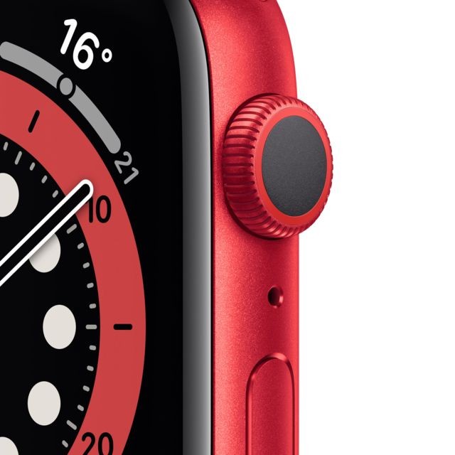 Apple Watch Series 6 - GPS - 40 - Alu Rouge / Bracelet Sport PRODUCT RED - Regular