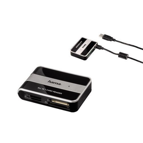 Câble USB Hama Lecteur/enregistreur de cartes mémoire ''All in 1'' USB 2.0