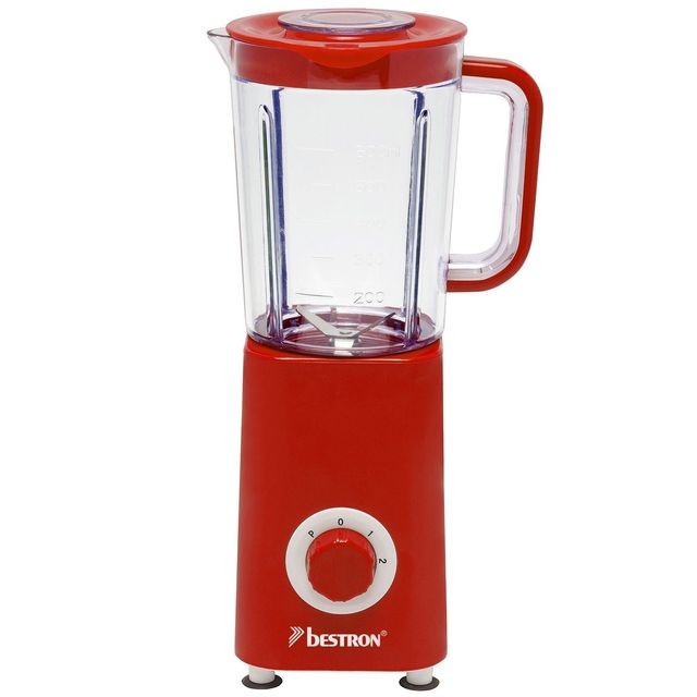 Bestron - Blender - 0,6L - 300W - rouge - Blender Plastique