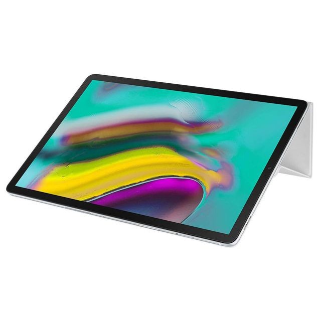 Housse, étui tablette Book Cover Galaxy Tab S5e - Blanc