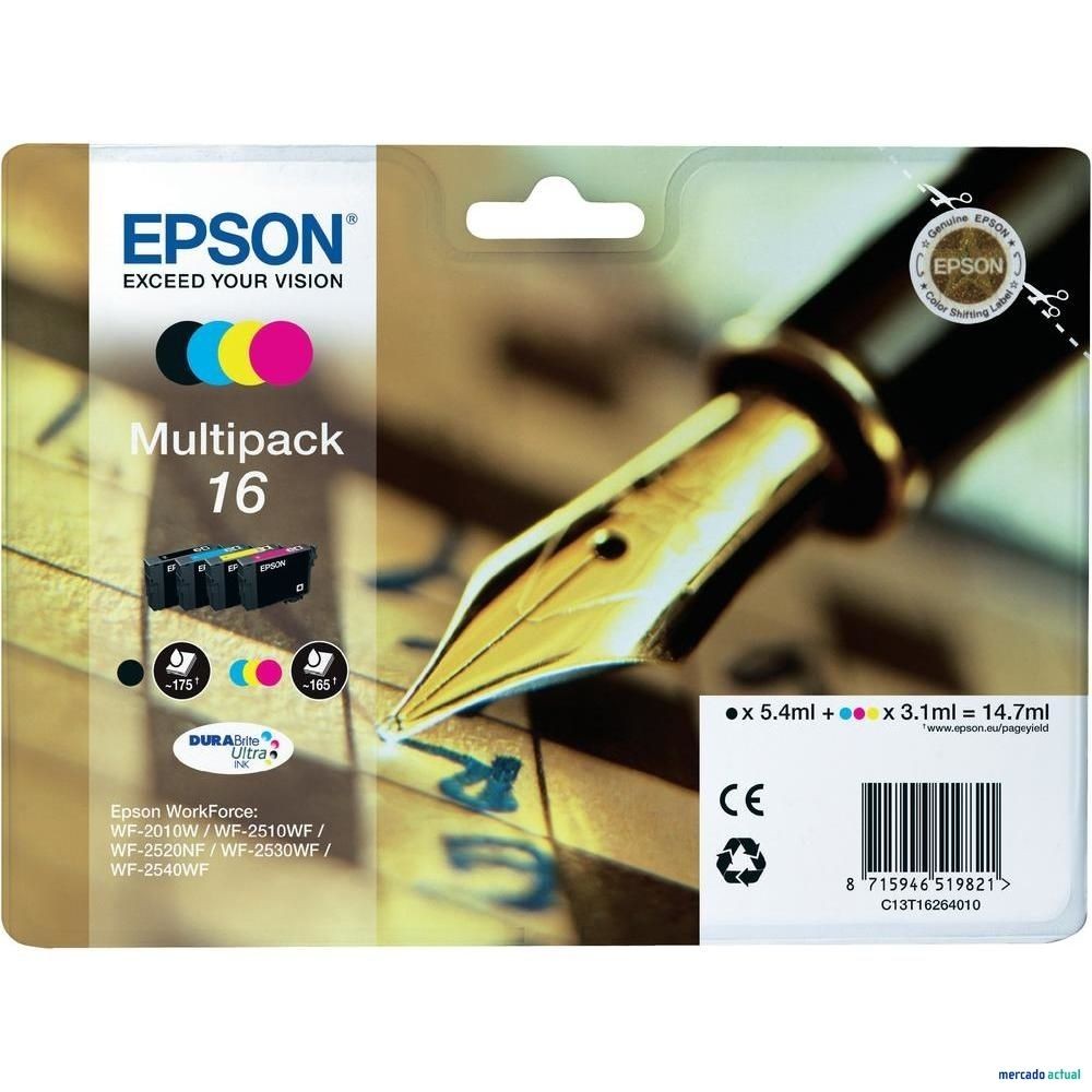 Epson Pack de cartouche d'encre - C13T16264020 - Couleur + Noir